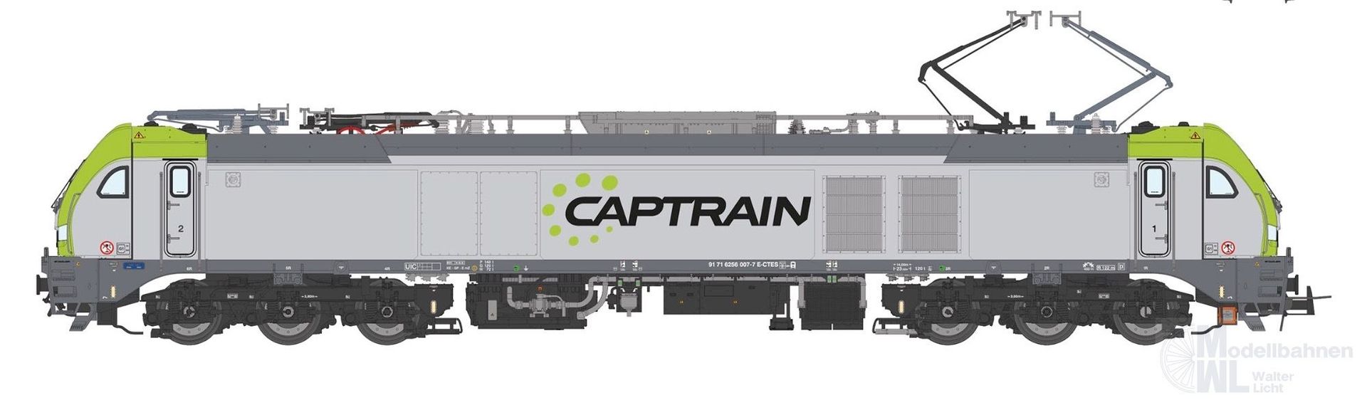 Sudexpress N2560070 - E-Lok BR 256 007-7 Euro 6000 Captrain Espana Ep.VI N 1:160 Sound