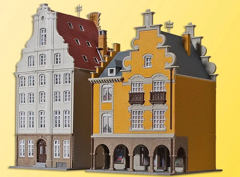 Kibri 37154 - Bürgerhäuser in Tournai 2 Stück N 1:160