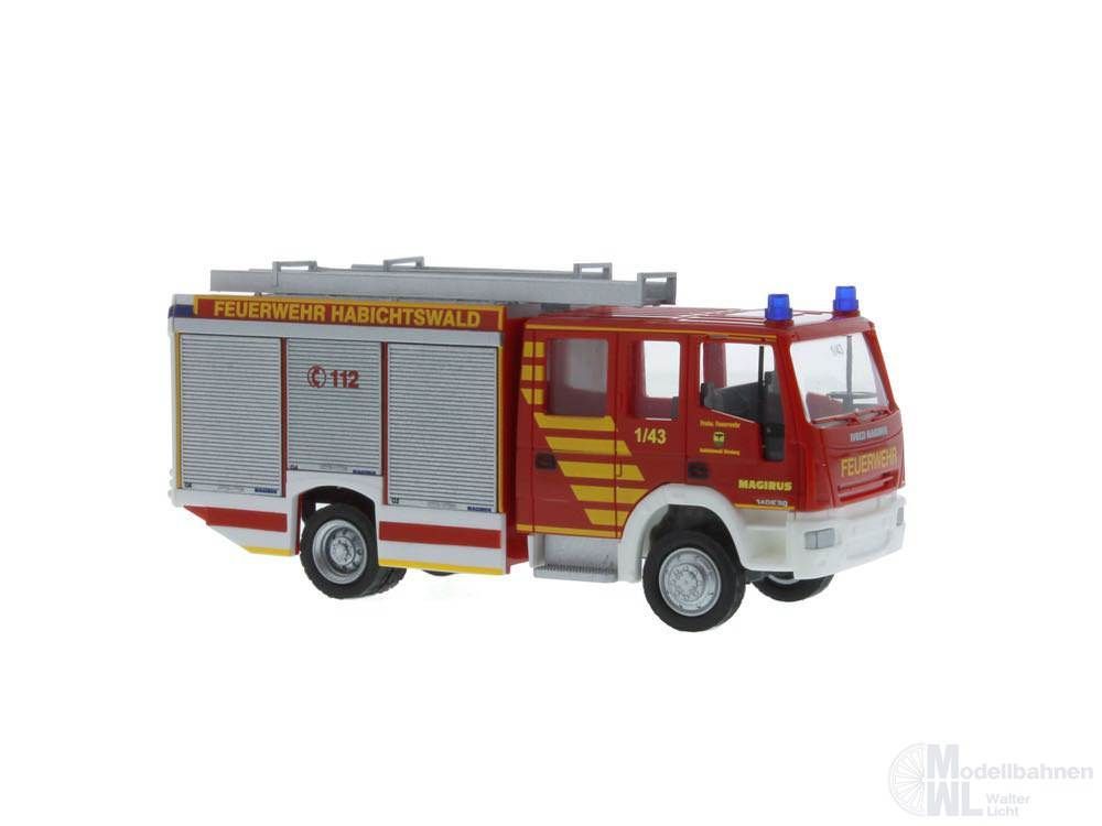 Rietze 68309 - Magirus Alufire LF 20 FW Habichtswald H0 1:87