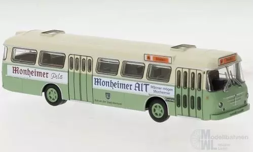 Brekina 59391 - Büssing Senator 12 D 1964 Monheim - Edeka H0 1:87