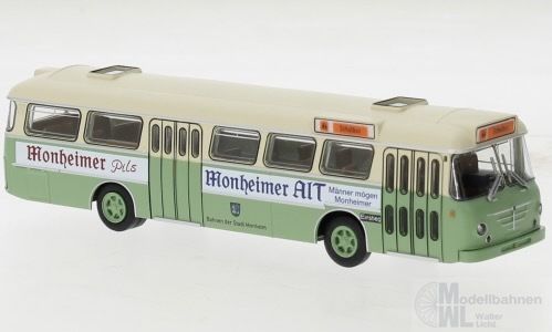 Brekina 59391 - Büssing Senator 12 D 1964 Monheim - Edeka H0 1:87