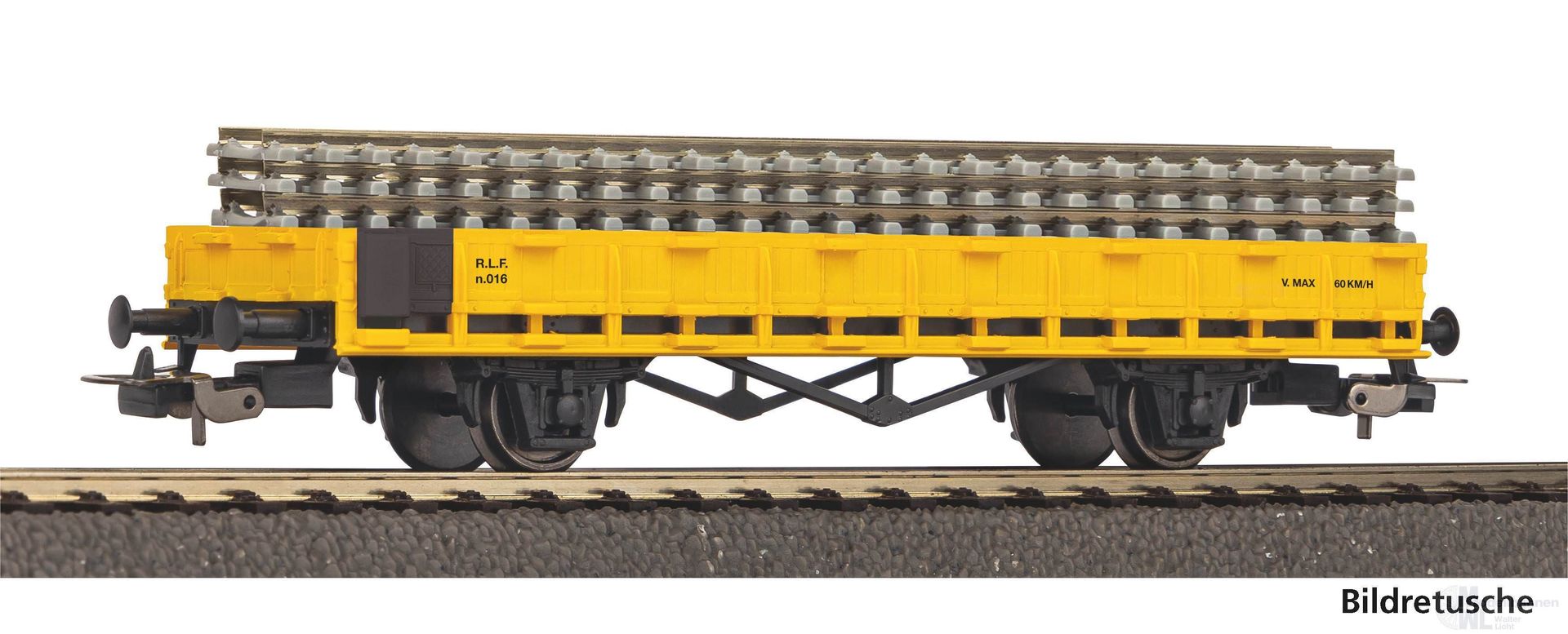 Piko 27734 - Niederbordwagen RLF Ep.IV mit Ladegut H0/GL