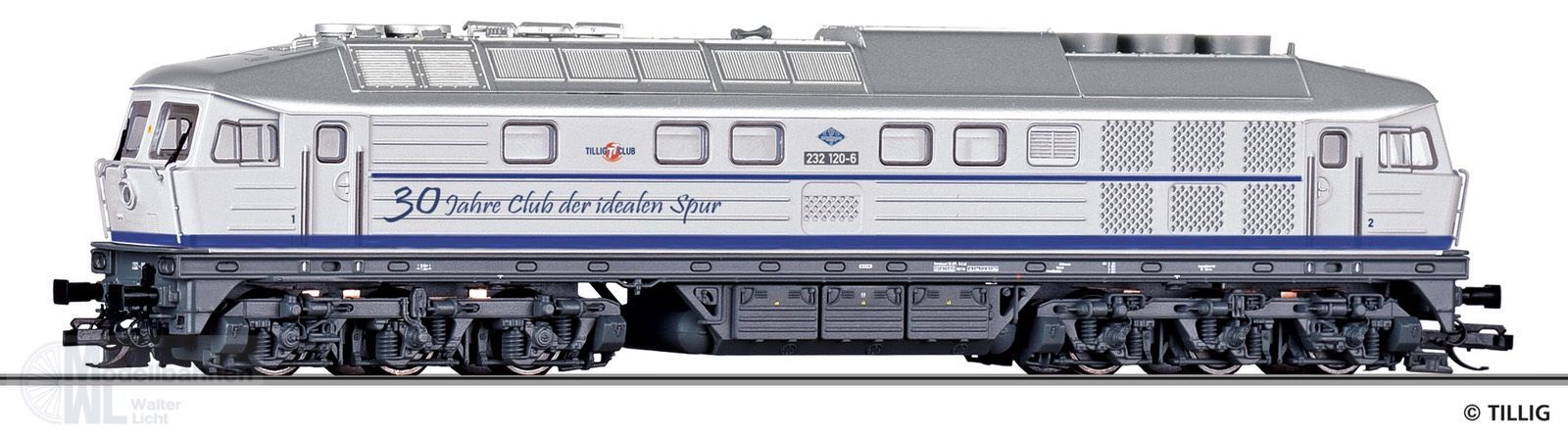 Tillig 502909 - Diesellok BR 232 TILLIG-TT-Club TT 1:120 Sound