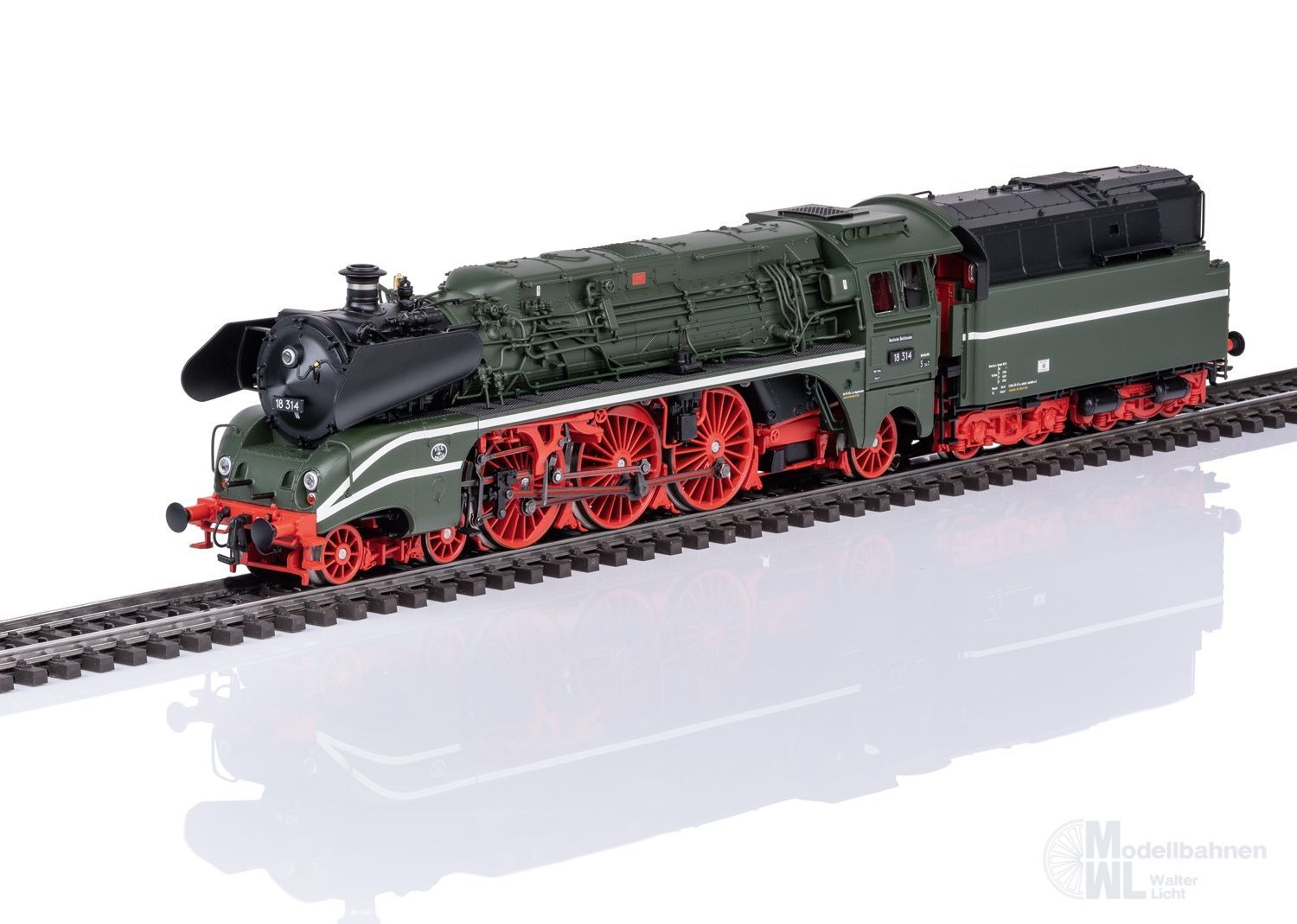 Märklin 39029 - Dampflok BR 18 314 DR Ep.III Ölfeuerung H0/WS