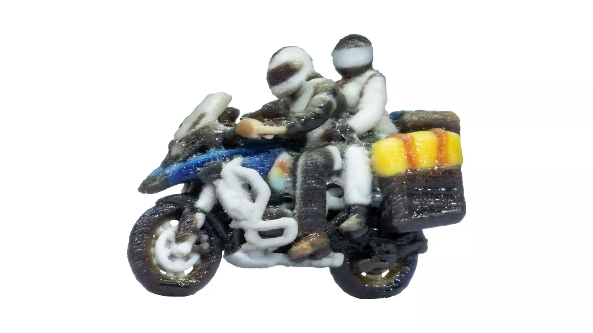 Noch 10900 - Tourenmotorrad mit Sozia fahrend H0 1:87