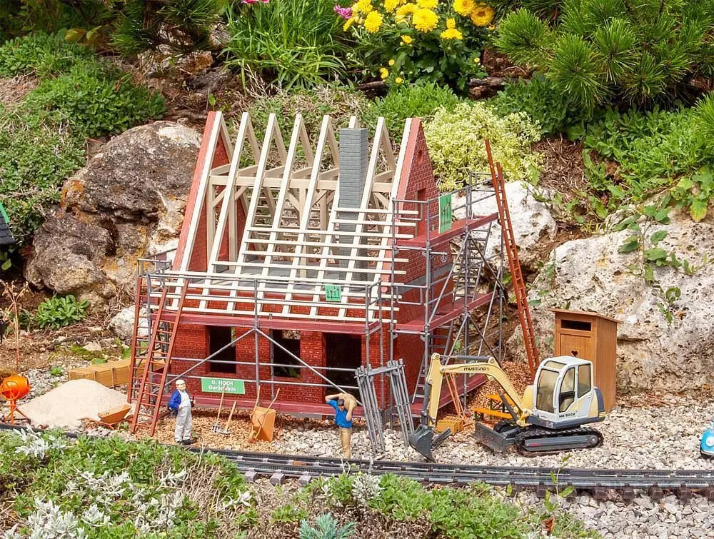 Pola 331055 - Baustellengerüst mit Zubehör Spur G 1:22,5