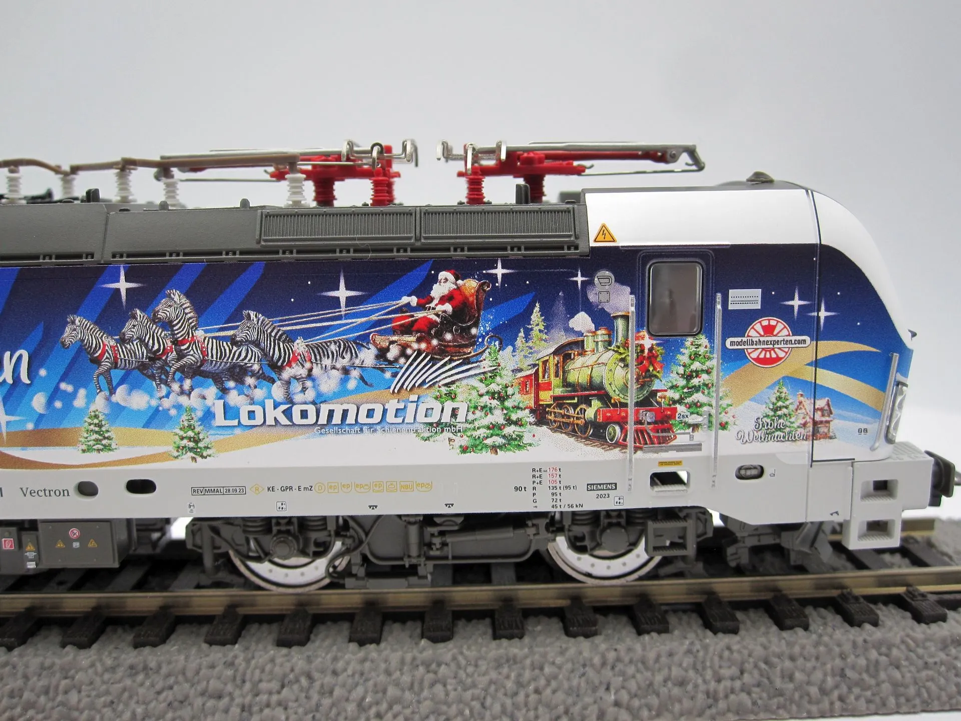 Piko 71355 - E-Lok Vectron Weihnachtslok Railpool Ep.VI H0/GL SOUND