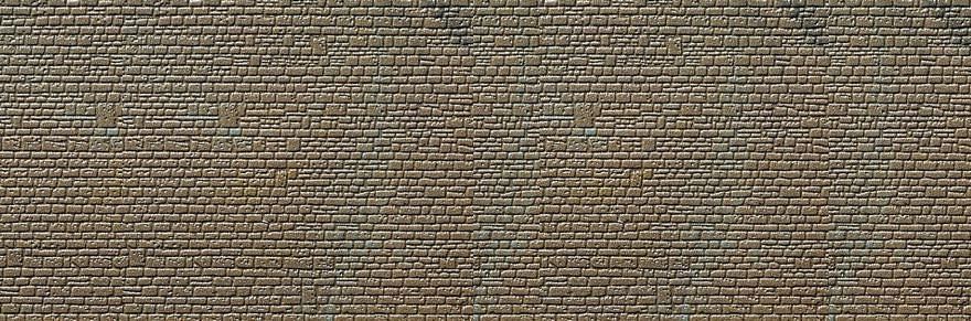 Kibri 36912 - Mauerplatte unregelmäßig mit Abdecksteinen L 10 x B 15 cm N 1:160 / Z 1:220