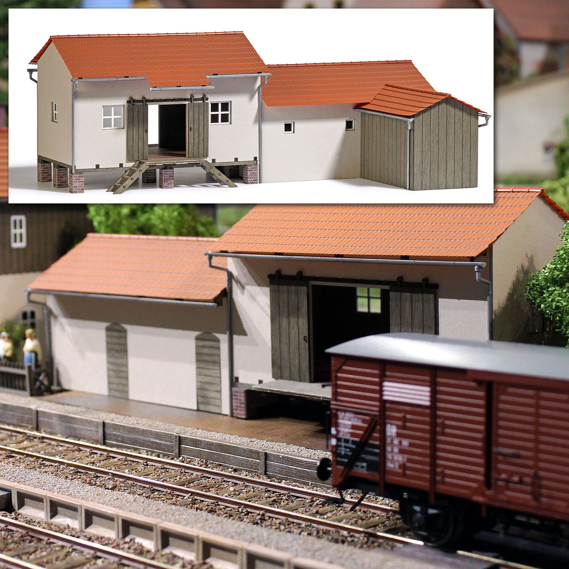 Busch 10051 - Gütterschuppen Rothenstadt Spur 0