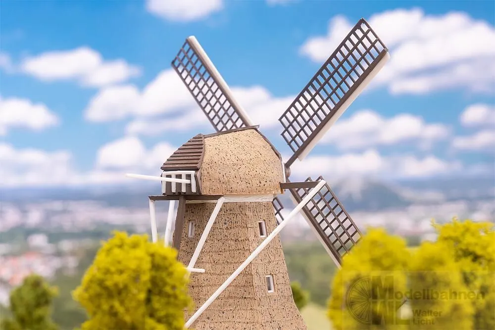 Faller 232136 - Windmühle mit Putzsockel N 1:160