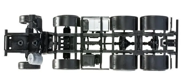 Herpa 83768 - Fahrgestell Mercedes-Benz 8x4 Baufahrzeuge Inhalt: 2 Stück 1:87