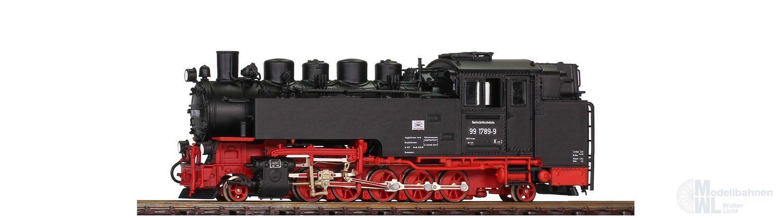 Bemo 1017809 - Dampflok BR 99 1789-9 DR Ep.IV Fertigmodell H0e