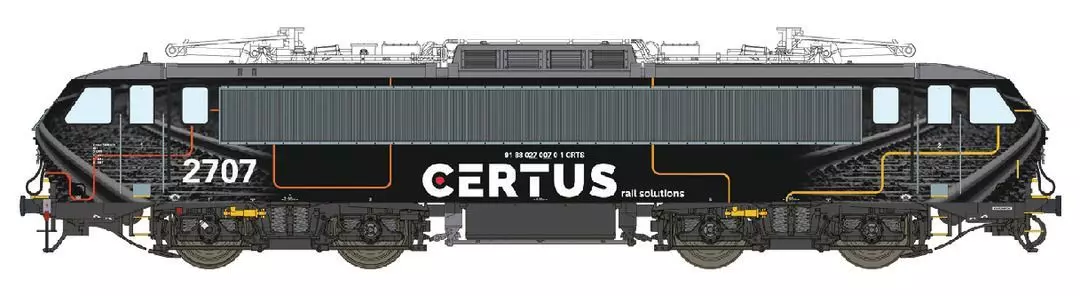 LS Models 12057DC - E-Lok HLE 27 CERTUS Ep.VI 2707 H0/GL