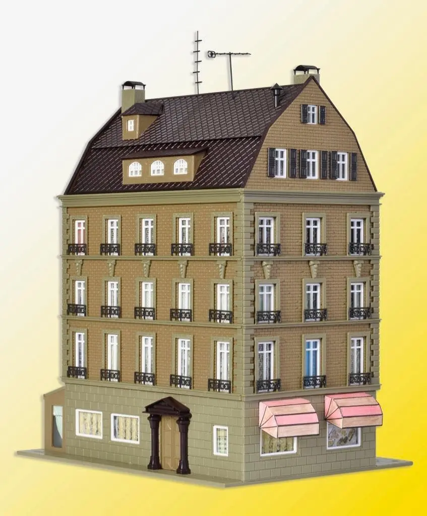 Vollmer 43783 - Café mit Inneneinrichtung und LED Beleuchtung H0 1:87
