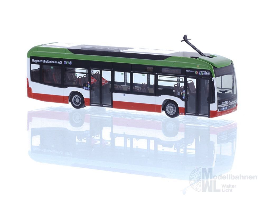 Rietze 75581 - Mercedes-Benz eCitaro Hagener Straßenbahn - KMR H0 1:87