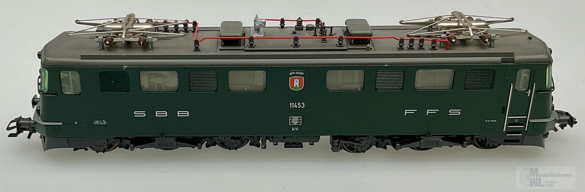 Märklin 29851 - MÄRKLIN - E-Lok Ae 6/6 SBB grün Wappen Arth-Goldau H0/WS Sound