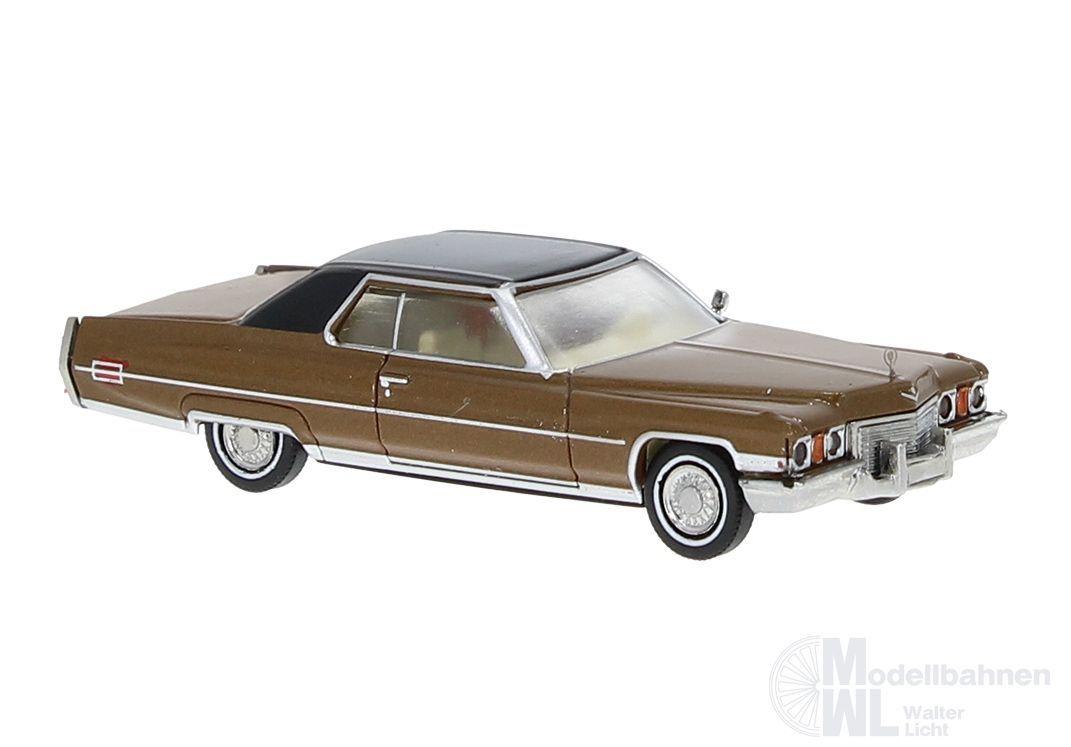 Brekina 18130 - Cadillac de Ville Coupe braun metallic H0 1:87