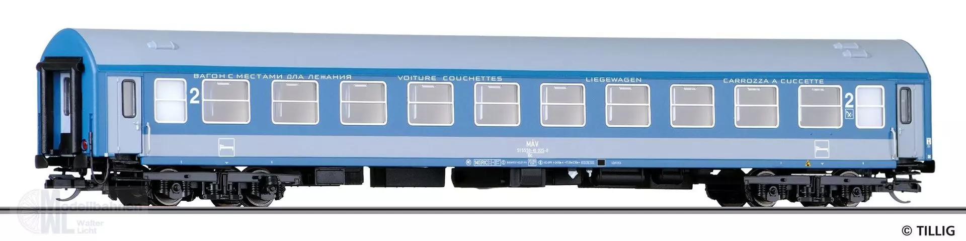 Tillig 16418 - Liegewagen MAV Ep.IV TT 1:120