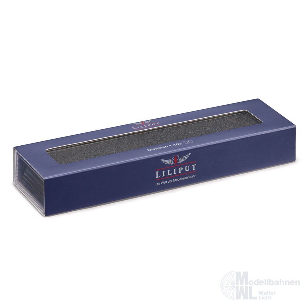 Liliput 967998 - Klarsichtbox für N-Fahrzeuge lang ca. 222 cm mit Hülle Universal-Inlay zu