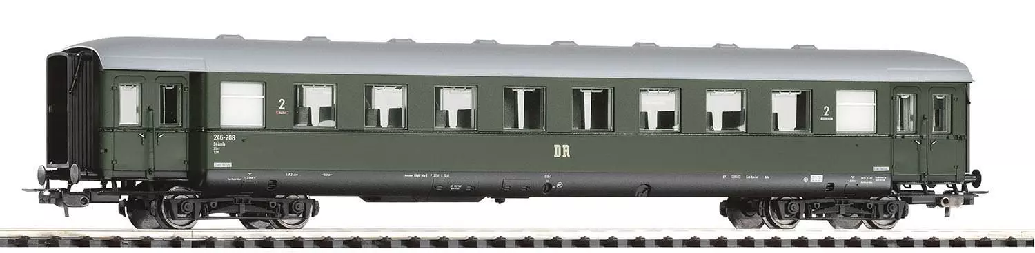 Piko 53273 - Schürzenwagen DR Ep.III 2.Kl. H0/GL
