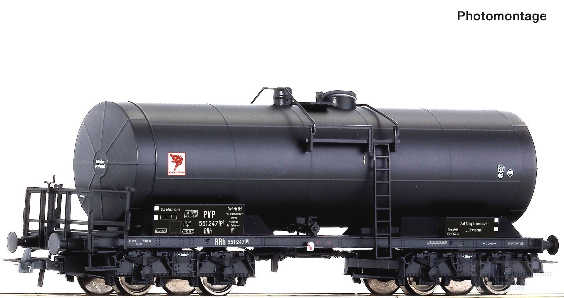 Roco 6600174 - Kesselwagen PKP Ep.III RRh H0/GL