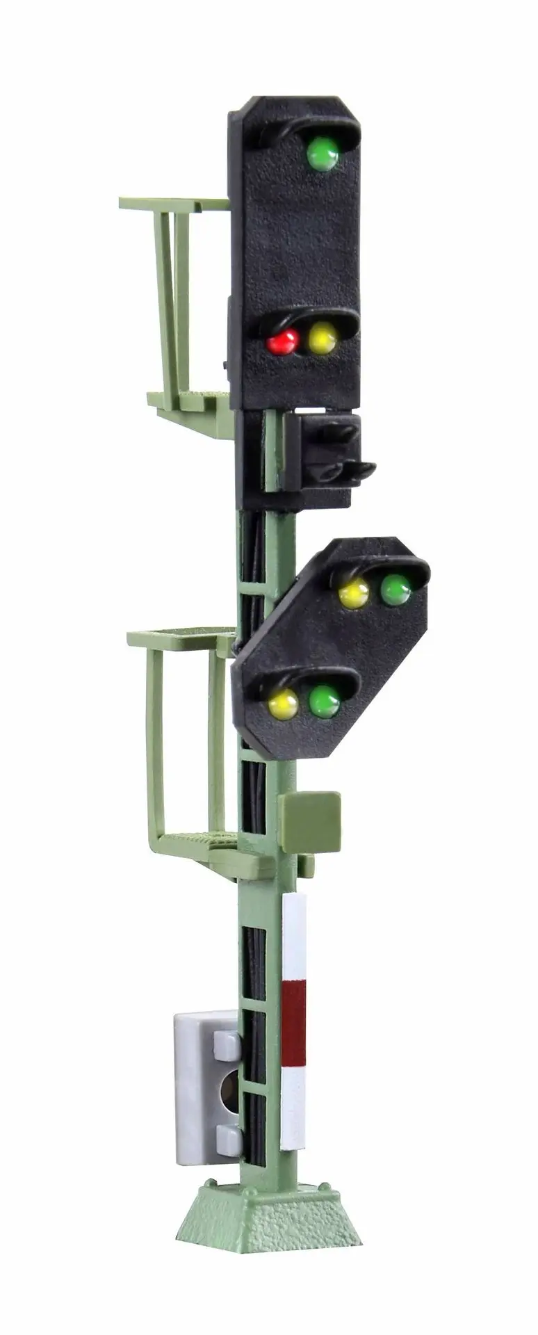 Viessmann 4915 - Licht Einfachsignal mit Vorsignal TT 1:120