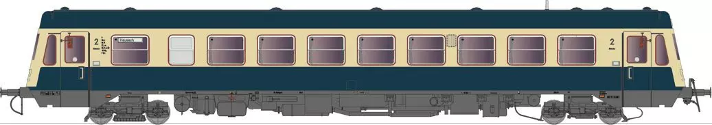 Lenz 50127-01 - Triebwagen BR 627 002-9 DB Ep.IVb Spur 0