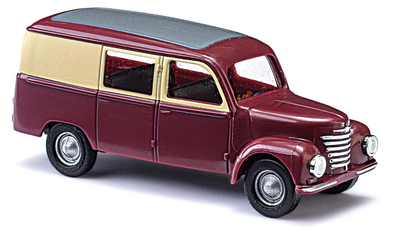 Busch 8662 - Framo Halbbus weinr/elfenb TT 1:120 Busch 8662 - Framo Halbbus weinr/elfenb TT 1:120