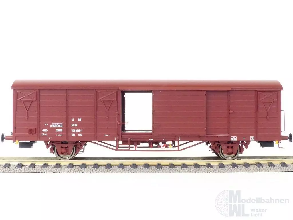 Exact Train 20707 - Güterwagen gedeckt DR Ep.IV Gbs 1500 Tür ohne Verstärkung H0/GL