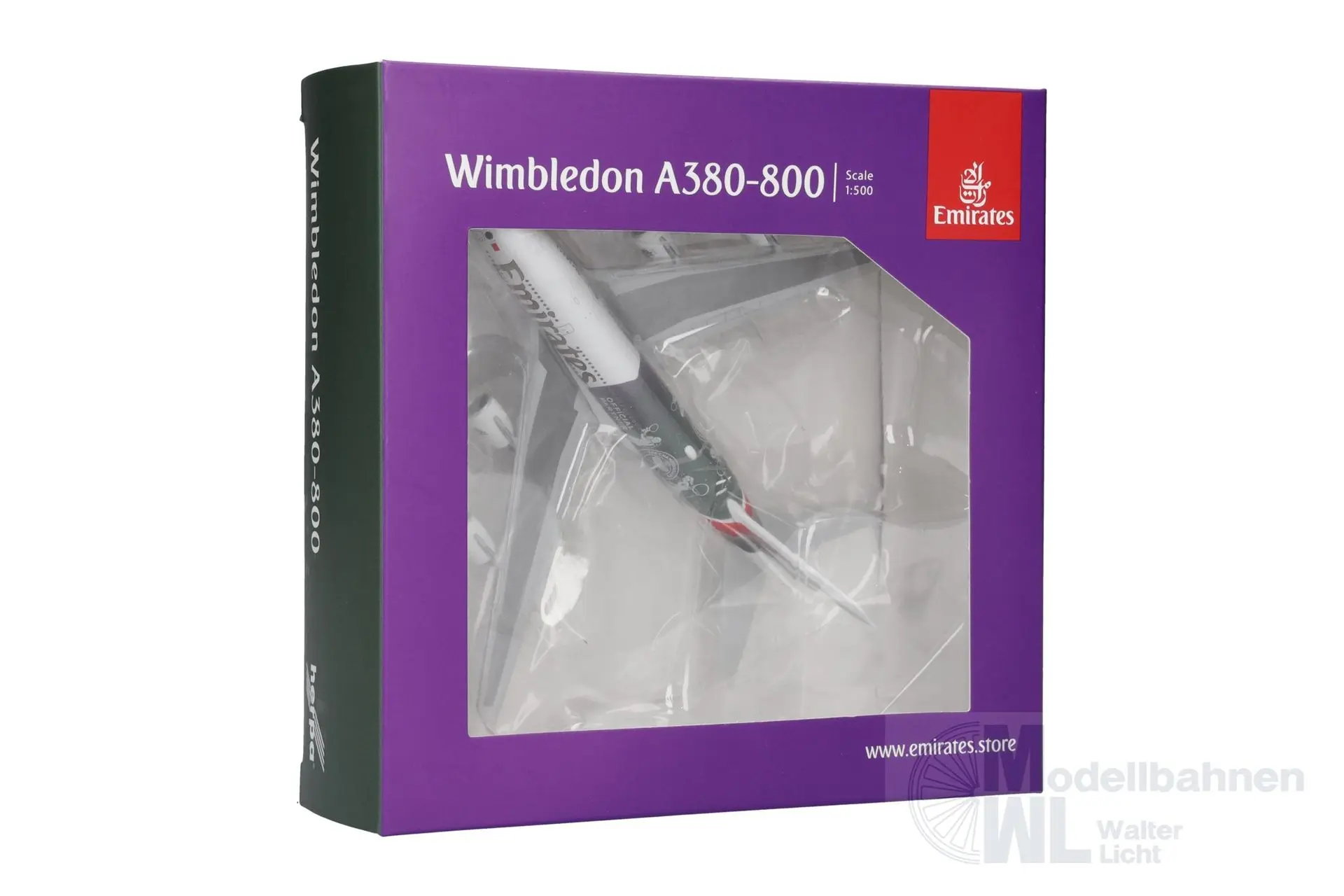 Herpa 538664 - Airbus A380 Emirates Wimbledon 1:500