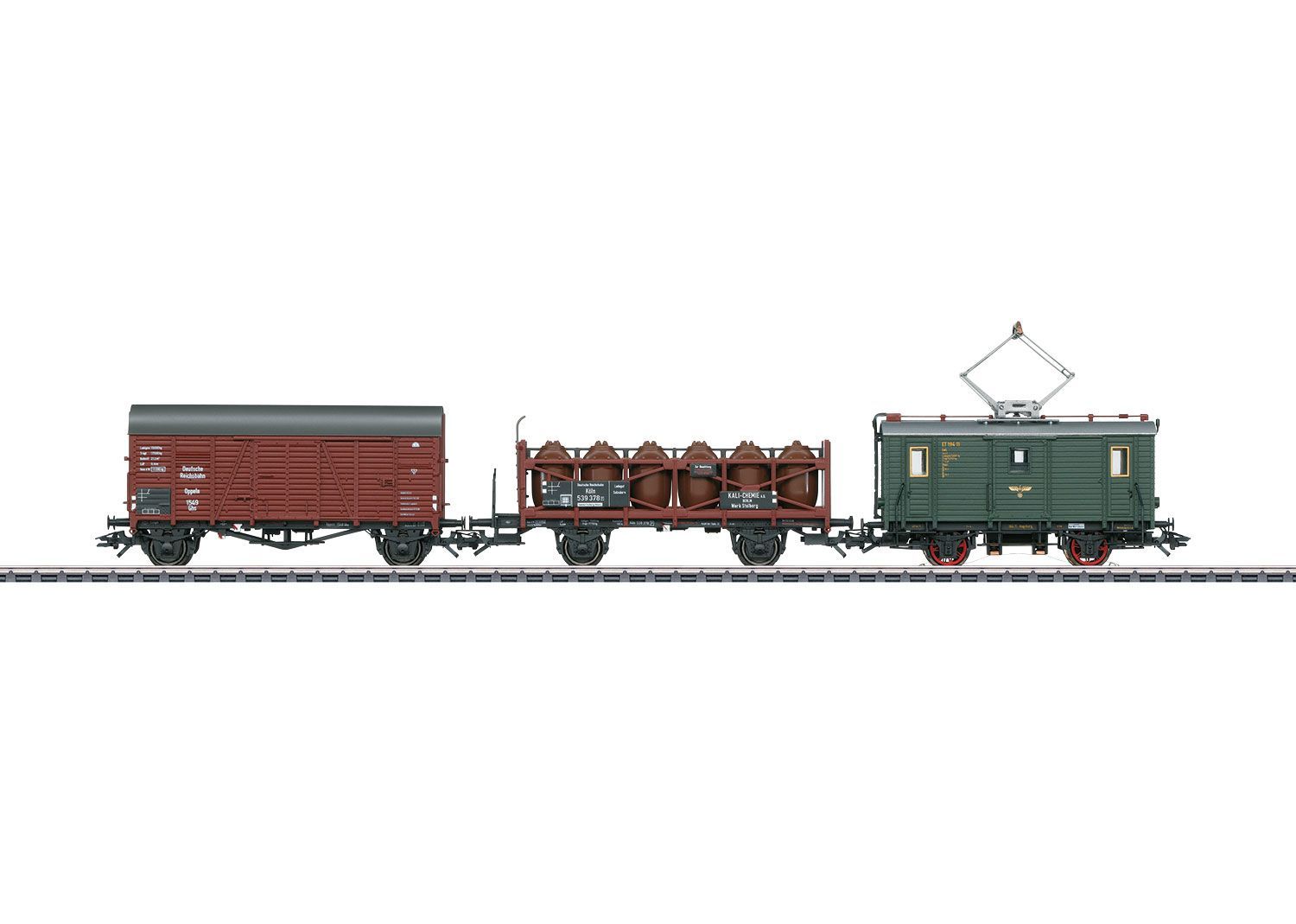 Märklin 26194 - MÄRKLIN - Zugpackung mit Güter-Triebwagen DRG Ep.II 3.tlg. H0/WS Sound
