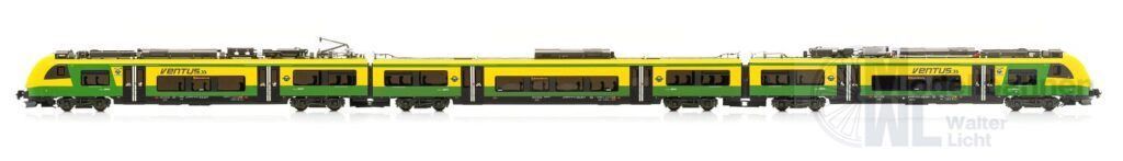 Jägerndorfer Modellbahn 73302 - Triebzug Rh 4746 Desiro GySEV Ventus Ep.VI 3-tlg. N 1:160 Sound