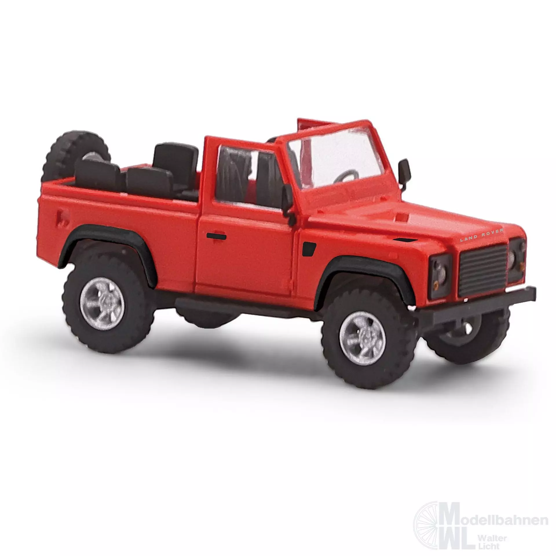 Busch 54390 - Land Rover Defender 90 offen rot Bj.1983 H0 1:87