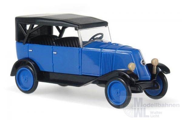 Rietze 83056 - Renault NN Cabrio schwarz/blau H0 1:87