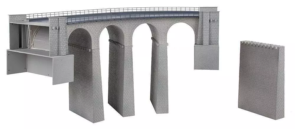 Faller 120466 - Viadukt-Set 2-gleisig gebog H0 1:87
