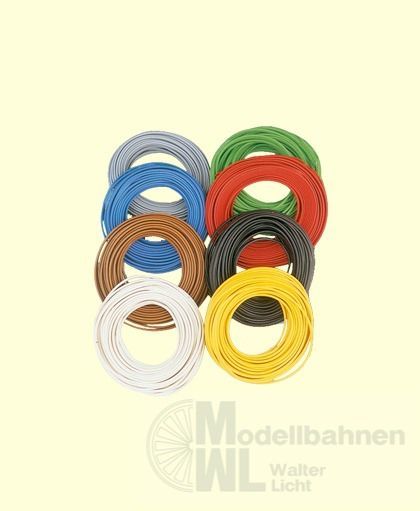 Brawa 3125 - Zwillingslitze blau 5 Meter