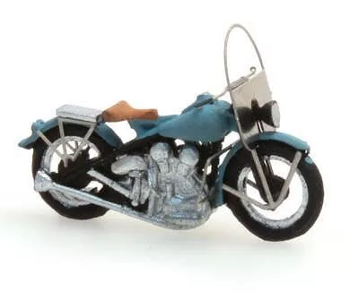 ARTITEC b.v. 387.04-BL - Motorrad US Liberator blau H0 1:87