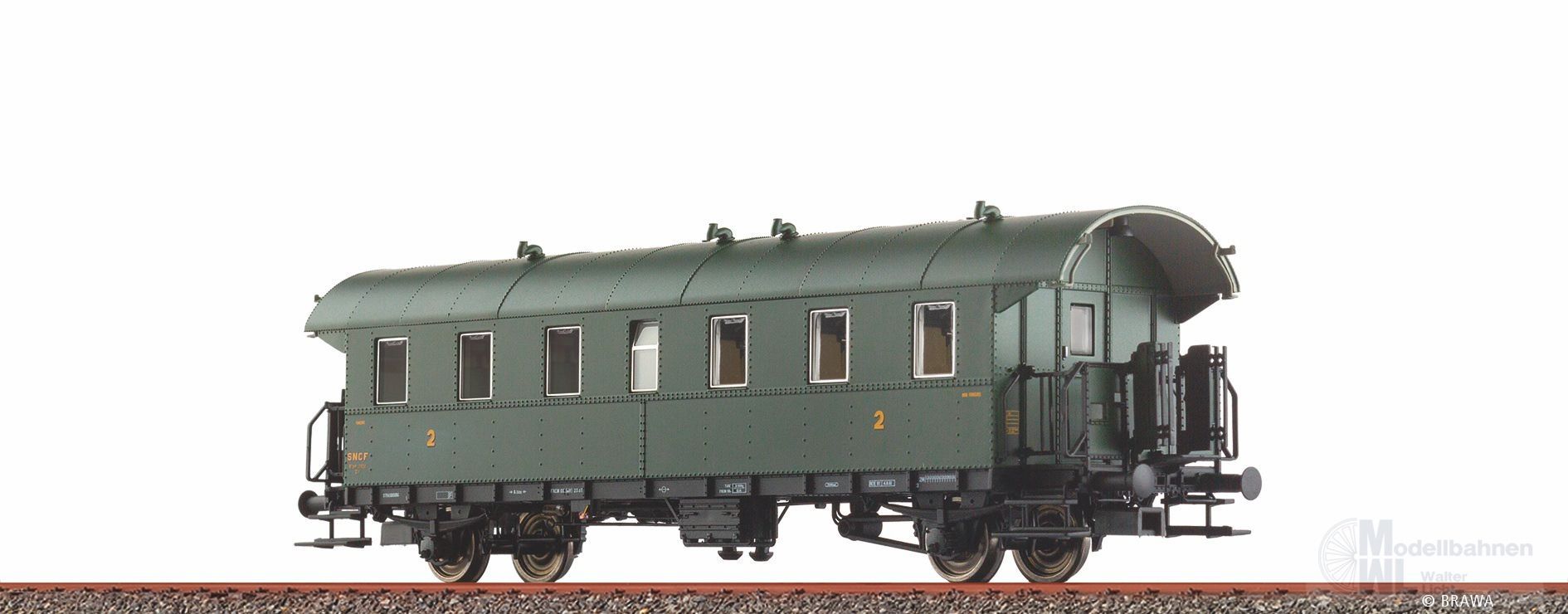 Brawa 46717 - Personenwagen Ci-28 SNCF Ep.III H0/GL