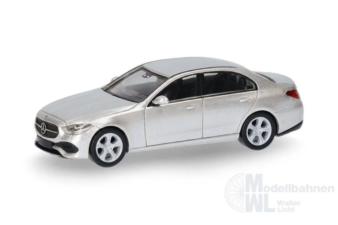 Herpa 430913-004 - Mercedes-Benz C-Klasse Limousine, silber H0 1:87