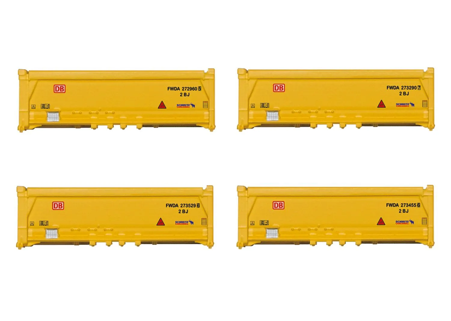 Trix 66581 - Zubehör Set Mulden 4 Stück N 1:160