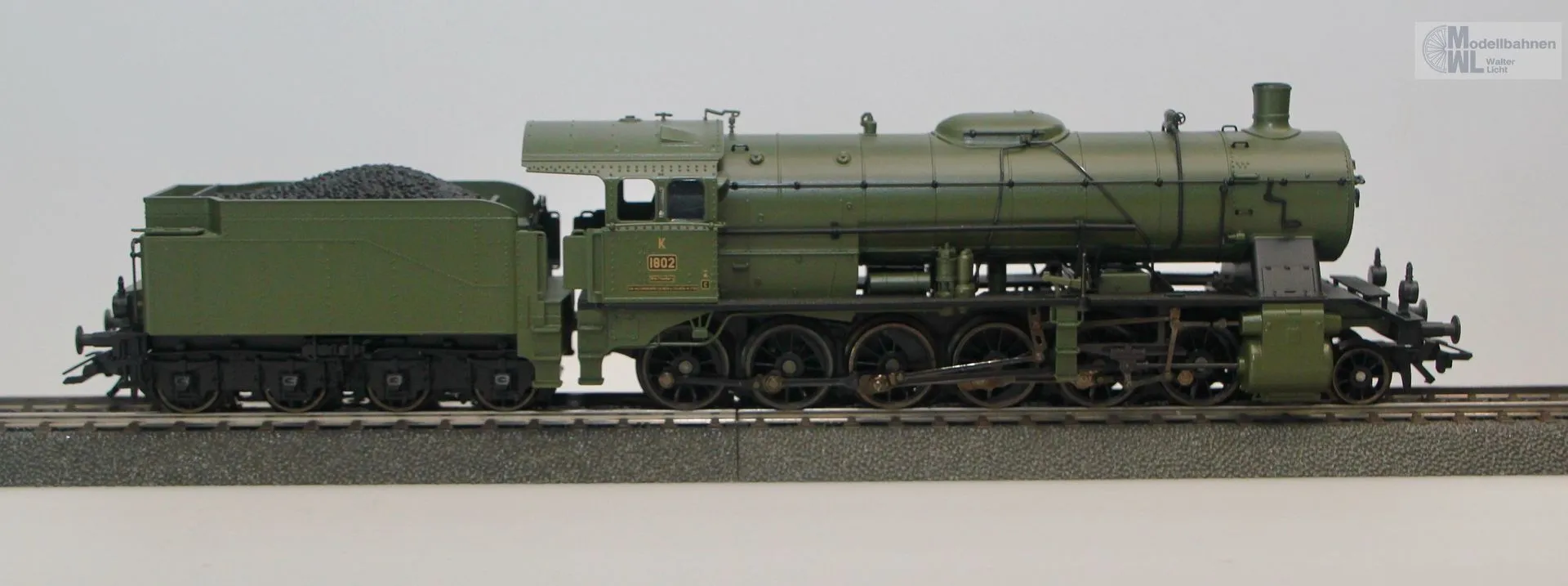 Märklin 37055 - MÄRKLIN - Dampflok Reihe K K.W.St.E. Ep.I grün H0/WS Sound mfx