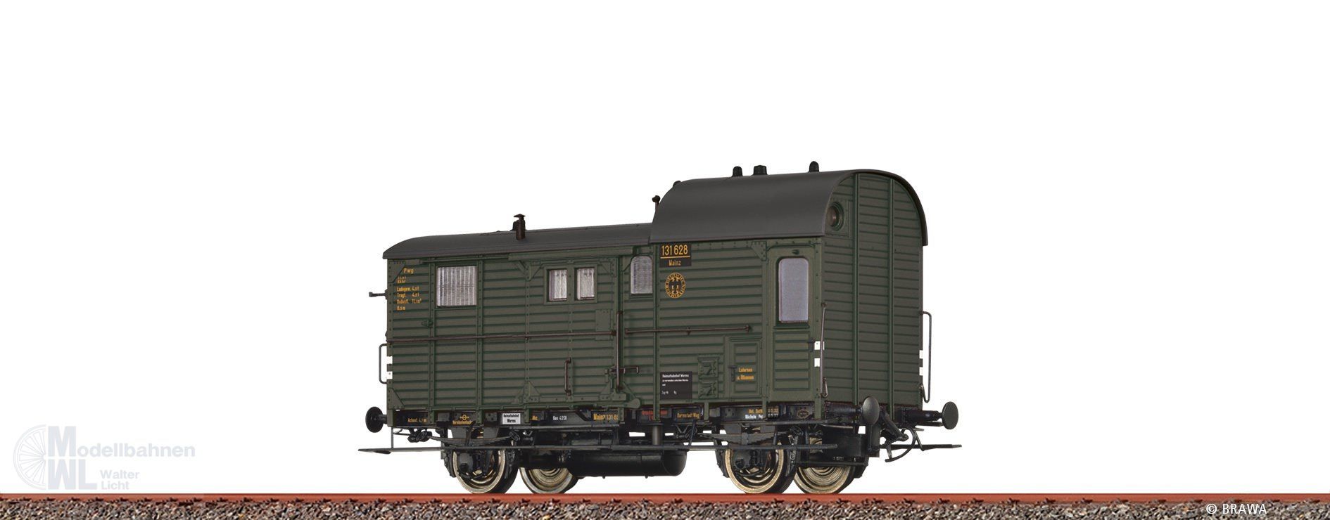 Brawa 49429 - Güterzuggepäckwagen DRG Ep.II Pwg pr 14 131 628 H0/GL
