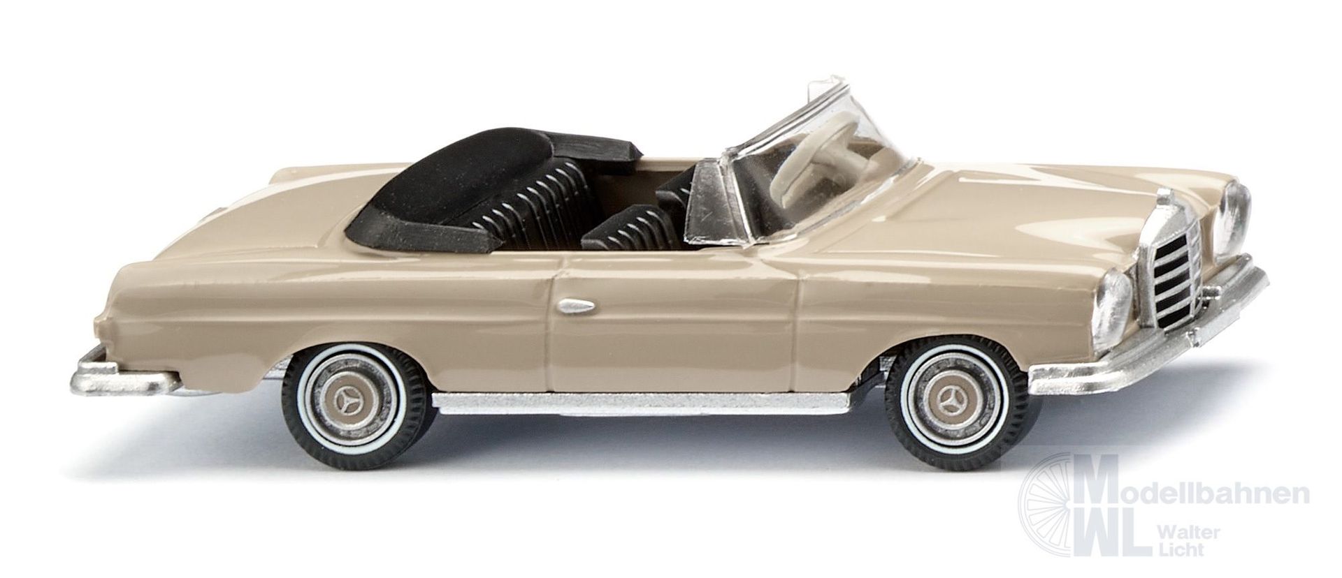 Wiking 015304 - Mercedes-Benz 280 SE Cabrio - cremebeige H0 1:87