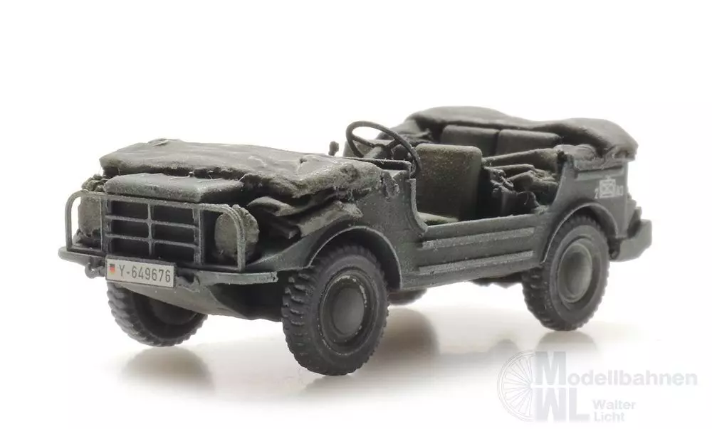 ARTITEC b.v. 6870445 - BRD DKW Munga F91/4 gefechtsklar Fertigmodell H0 1:87