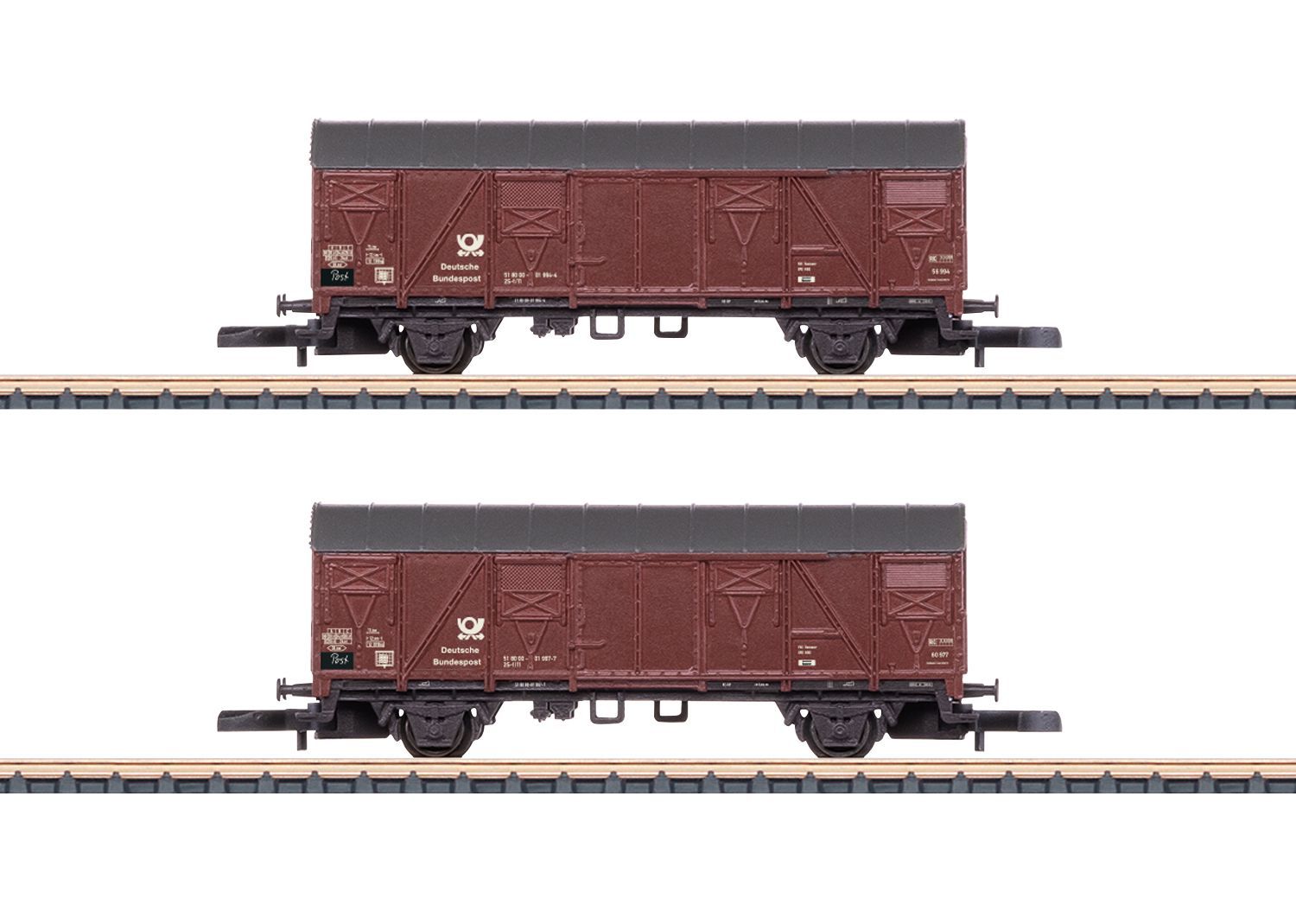 Märklin 86006 - Wagenpackung Deutsche Bundespost Ep.IV 2.tlg. Z 1:220