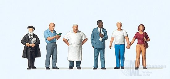 Preiser 10471 - Amerikanische Straßenszenen H0 1:87