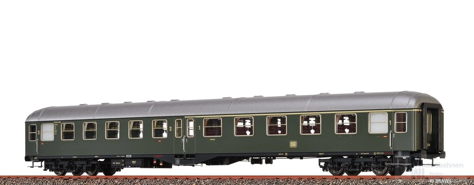 Brawa 58102 - Personenwagen DB Ep.III AB4ymg H0/WS Basic+ LED