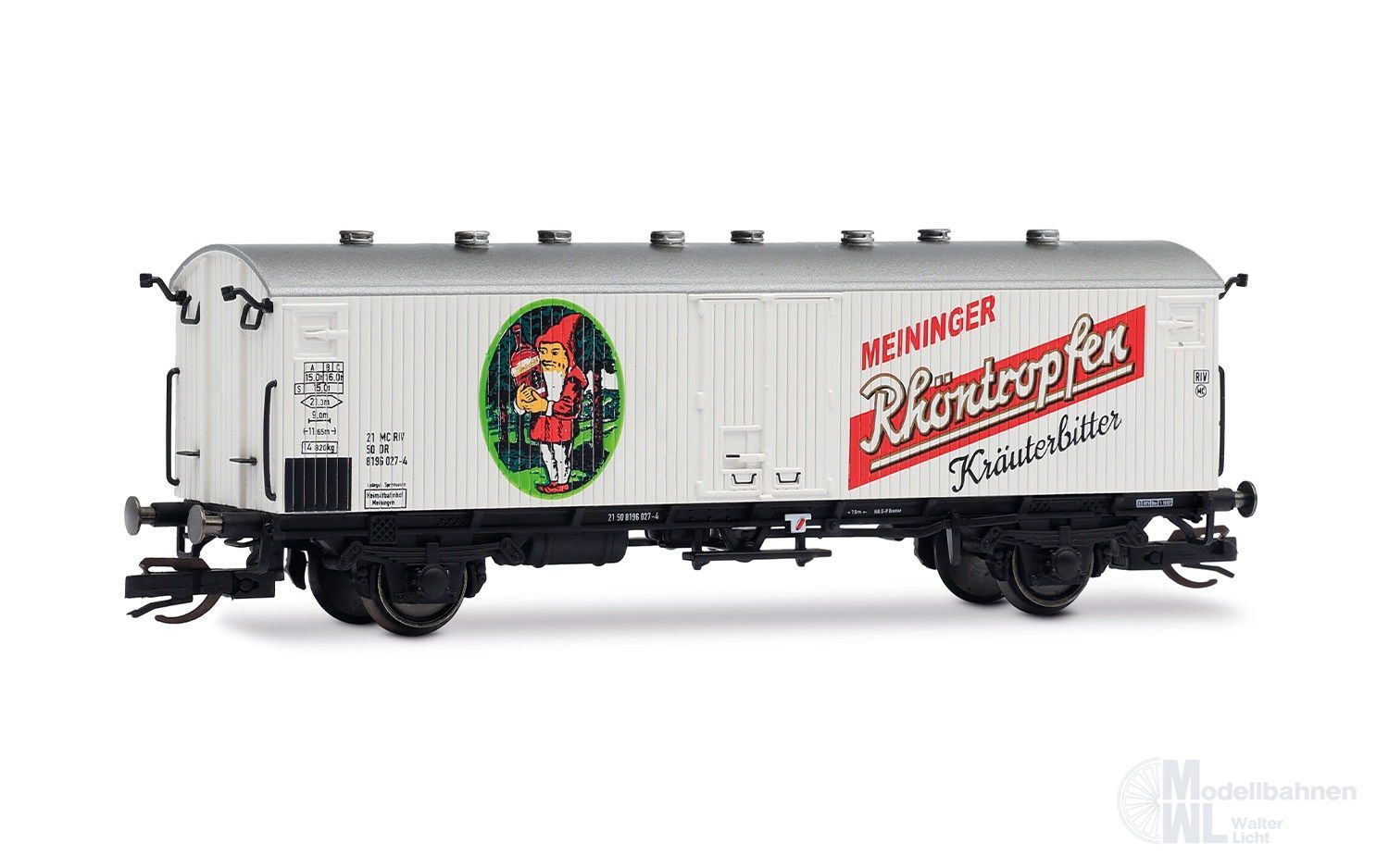 Arnold 9778 - Fährbootwagen DR Ep.IV Rhöntropfen TT 1:120