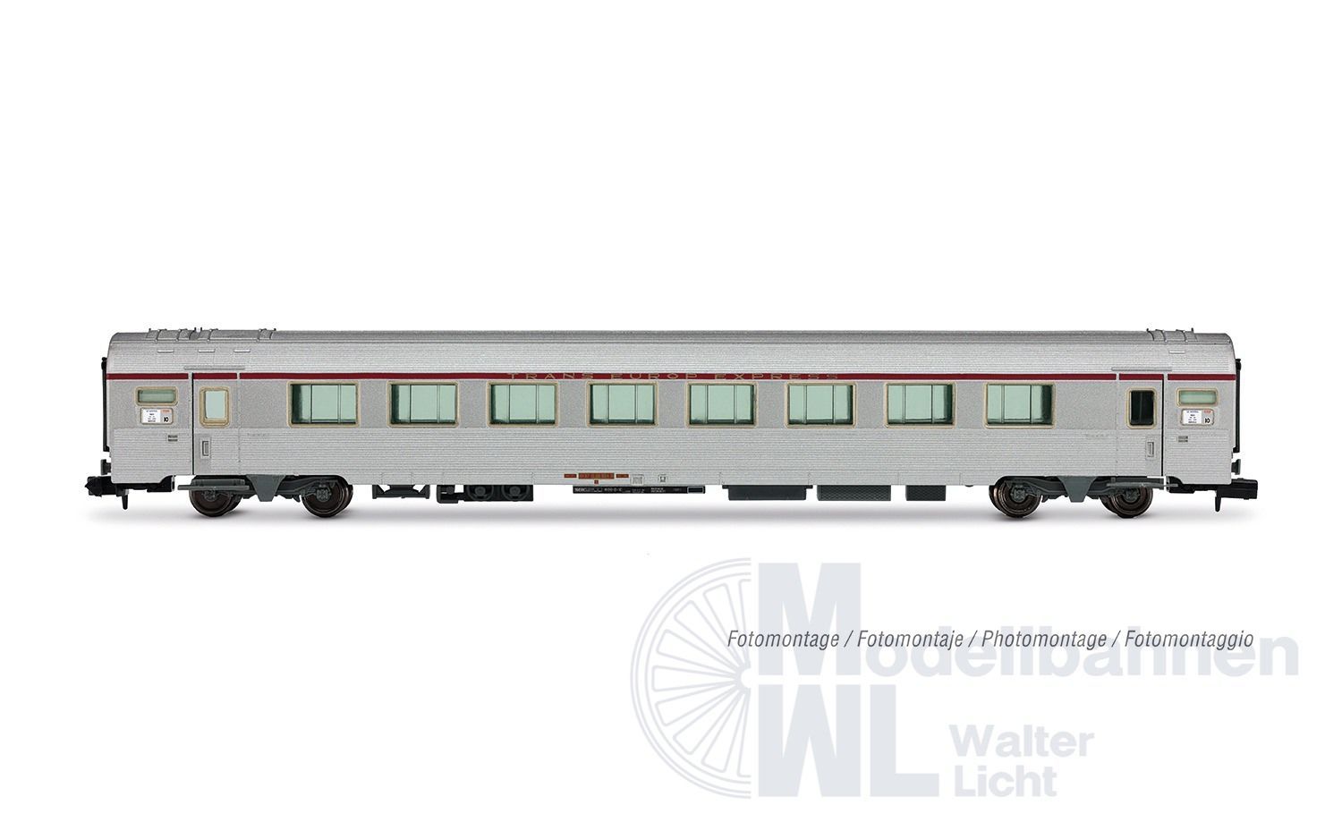 Arnold 4502 - Personenwagen SNCF Ep.IV TEE Mistral A8u N 1:160