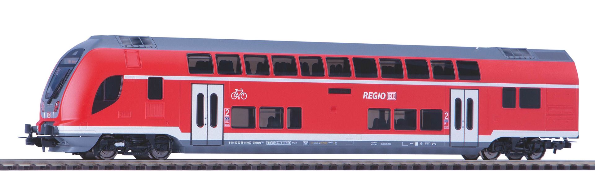 Piko 58805 - Doppelstock Steuerwagen DB Regio Ep.VI 2. Kl. H0/GL